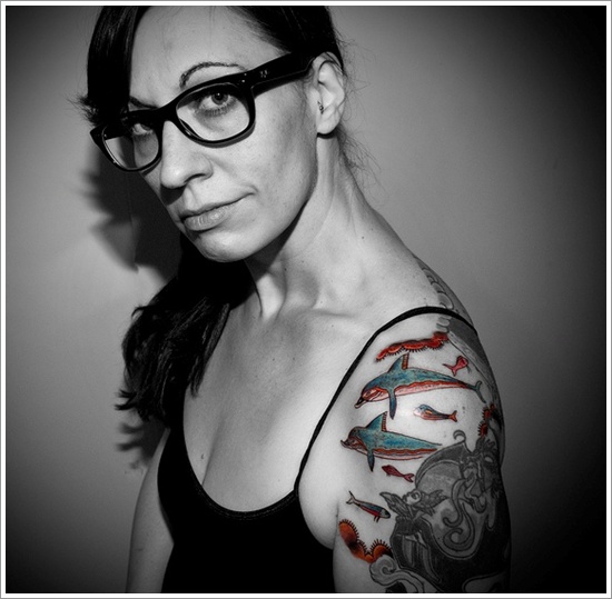 Stunning dolphin tattoo designs design, idea 7