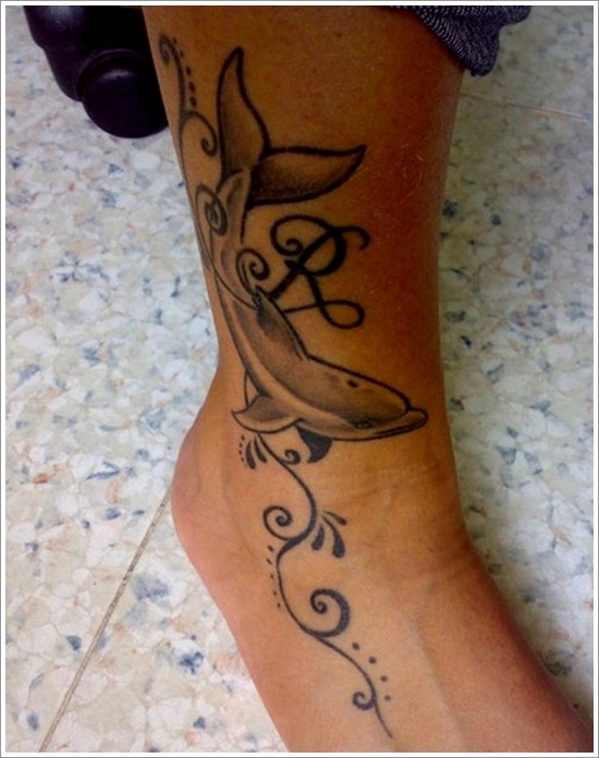 Stunning dolphin tattoo designs design, idea 15