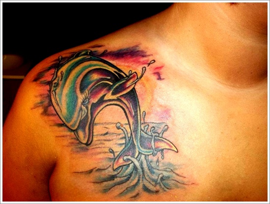 Stunning dolphin tattoo designs design, idea 28