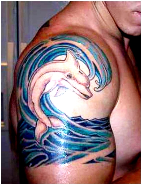 Stunning dolphin tattoo designs design, idea 30