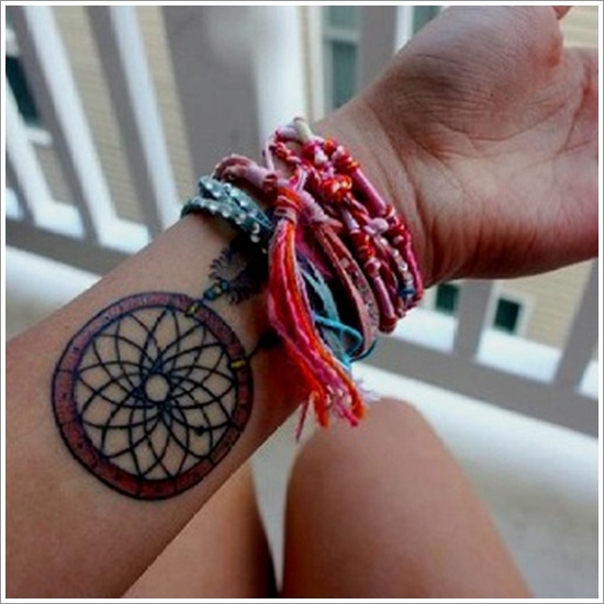 Amazing dreamcatcher tattoos and meanings design, idea 7