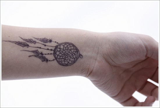 Amazing dreamcatcher tattoos and meanings design, idea 35