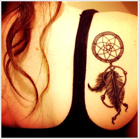 Amazing dreamcatcher tattoos and meanings design, idea 26