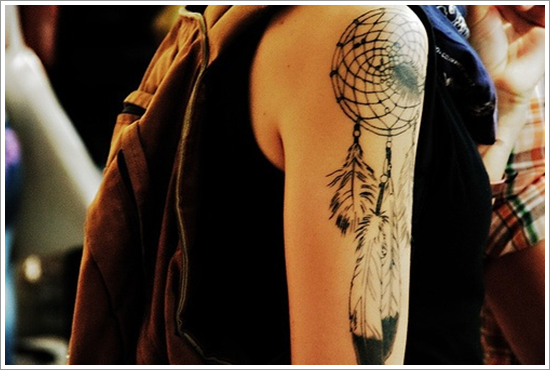 Amazing dreamcatcher tattoos and meanings design, idea 11