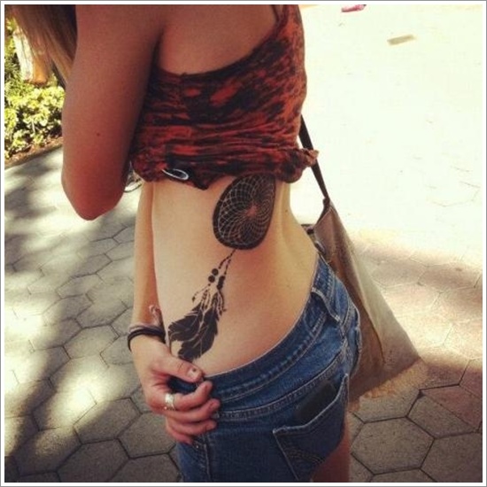 Amazing dreamcatcher tattoos and meanings design, idea 15
