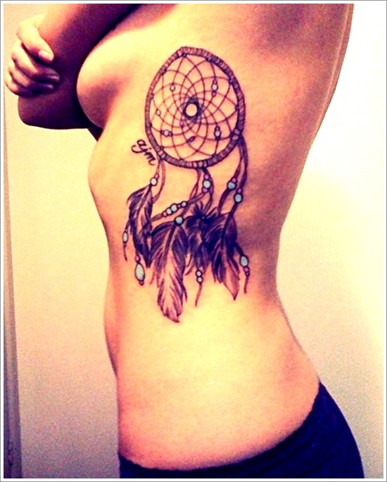 Amazing dreamcatcher tattoos and meanings design, idea 37