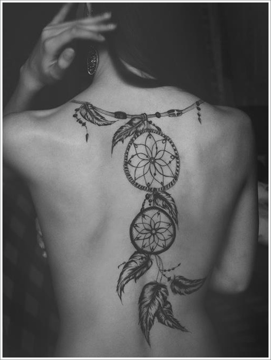 Amazing dreamcatcher tattoos and meanings design, idea 23