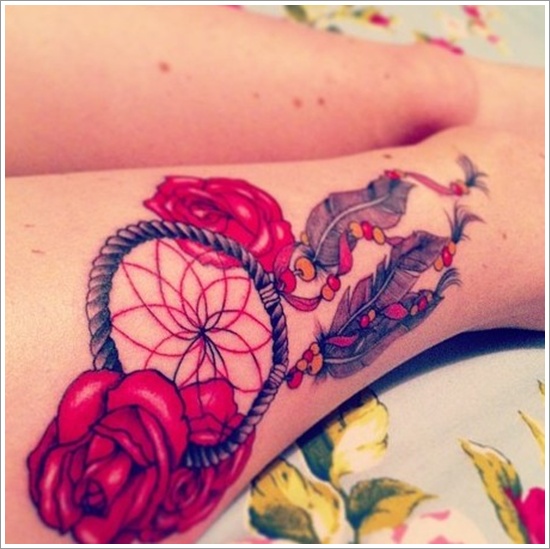 Amazing dreamcatcher tattoos and meanings design, idea 42