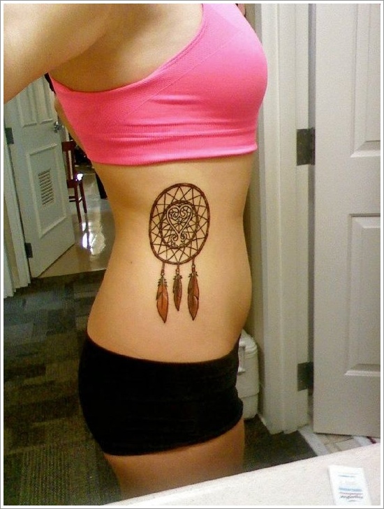 Amazing dreamcatcher tattoos and meanings design, idea 29