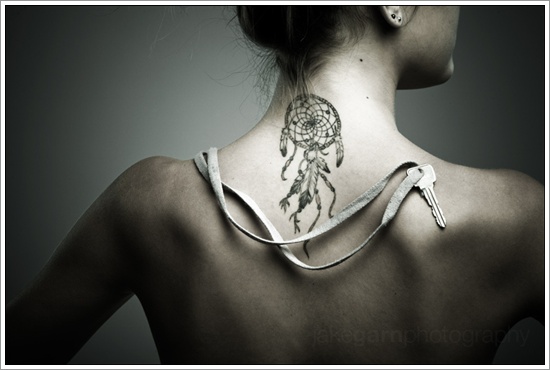 Amazing dreamcatcher tattoos and meanings design, idea 6