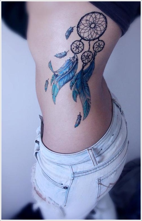 Amazing dreamcatcher tattoos and meanings design, idea 1