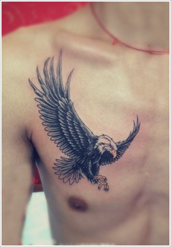 Attention grabbing eagle tattoo design, idea 2