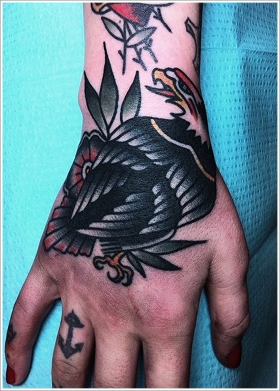 Attention grabbing eagle tattoo design, idea 27