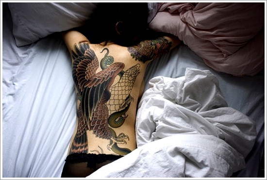 Attention grabbing eagle tattoo design, idea 12