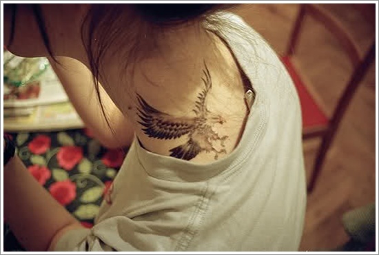 Attention grabbing eagle tattoo design, idea 3