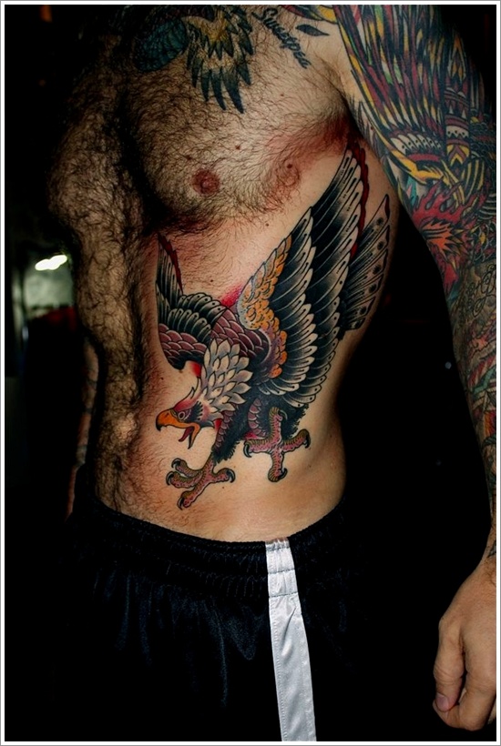 Attention grabbing eagle tattoo design, idea 8