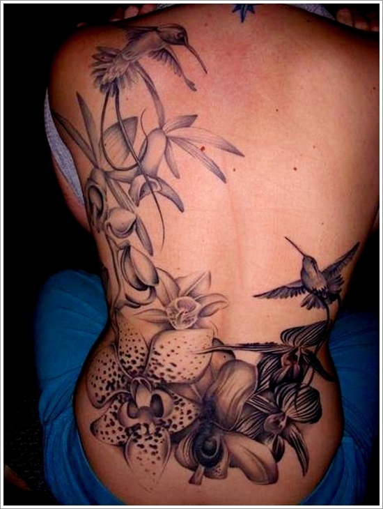 Stunning hummingbird tattoo design, idea 21