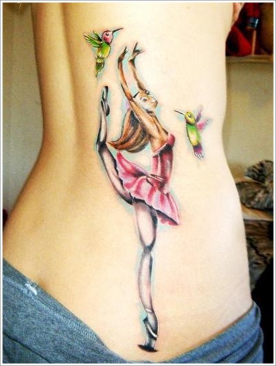 Stunning hummingbird tattoo design, idea 8