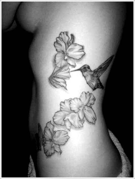 Stunning hummingbird tattoo design, idea 29