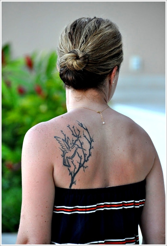 Stunning hummingbird tattoo design, idea 9