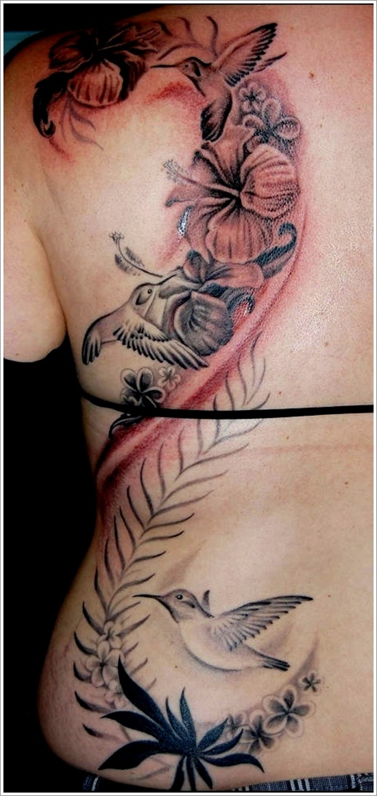 Stunning hummingbird tattoo design, idea 11