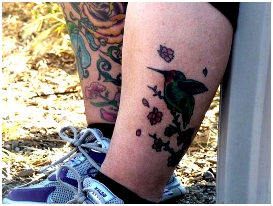 Stunning hummingbird tattoo design, idea 4