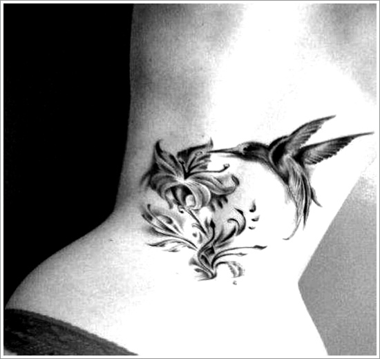 Stunning hummingbird tattoo design, idea 30