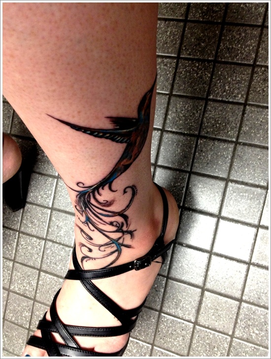 Stunning hummingbird tattoo design, idea 14