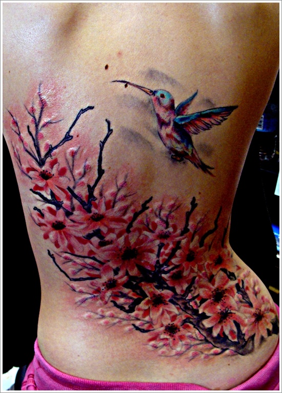 Stunning hummingbird tattoo design, idea 25