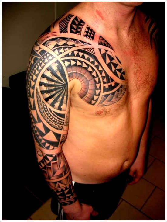 Unique maori tribal tattoo design, idea 23