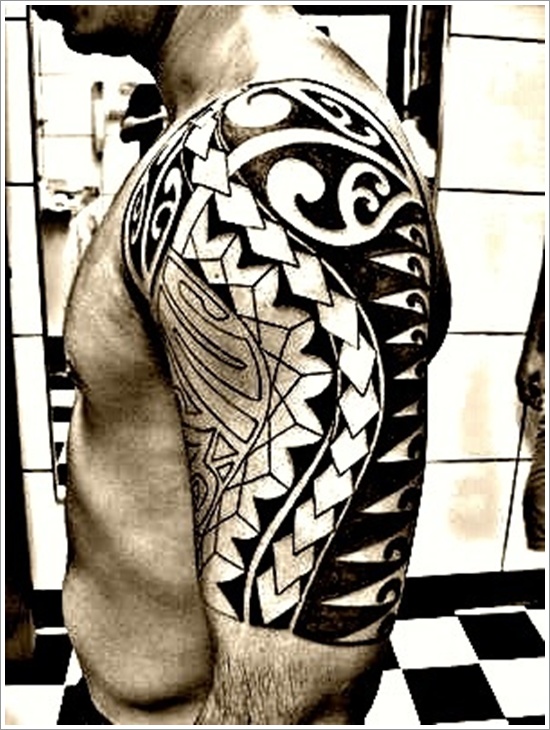 Unique maori tribal tattoo design, idea 2
