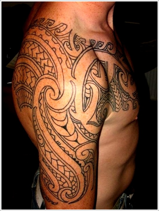 Unique maori tribal tattoo design, idea 5