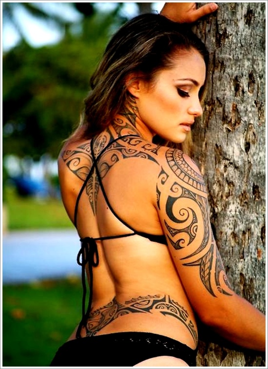 Unique maori tribal tattoo design, idea 21