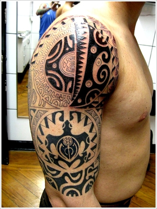 Unique maori tribal tattoo design, idea 17