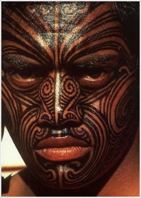 Unique maori tribal tattoo design, idea 22