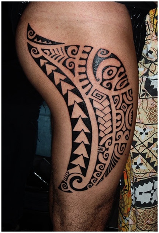 Unique maori tribal tattoo design, idea 15