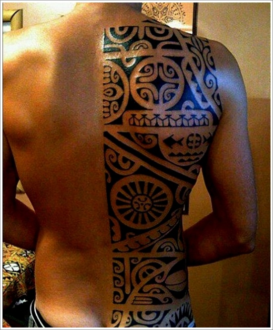 Unique maori tribal tattoo design, idea 7
