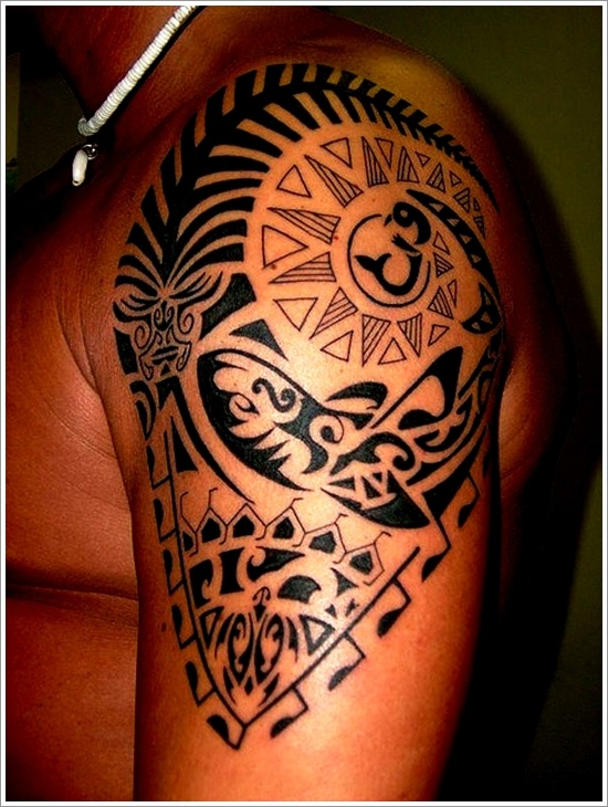 Unique maori tribal tattoo design, idea 26