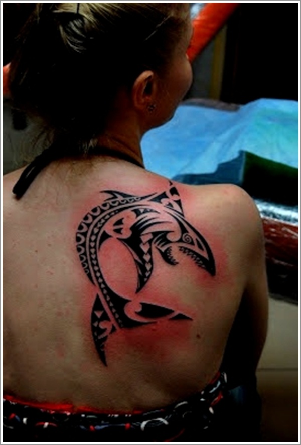 Most popular shark tattoo design, idea 8