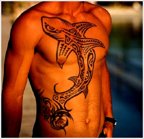 Most popular shark tattoo design, idea 4