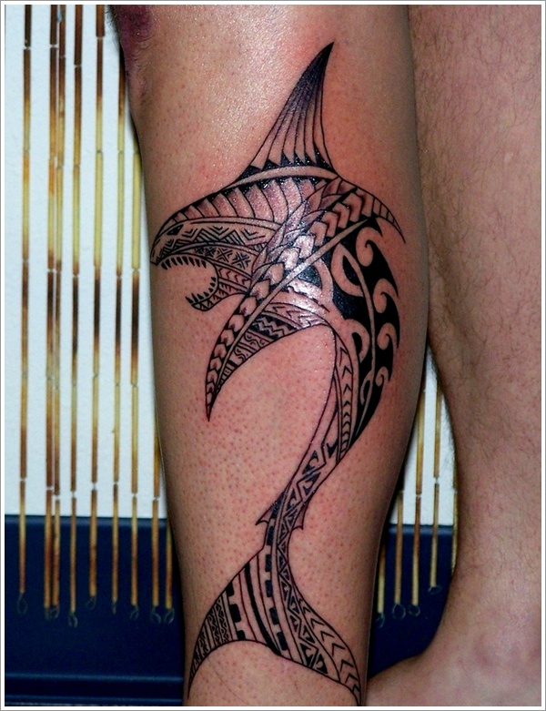 Most popular shark tattoo design, idea 6