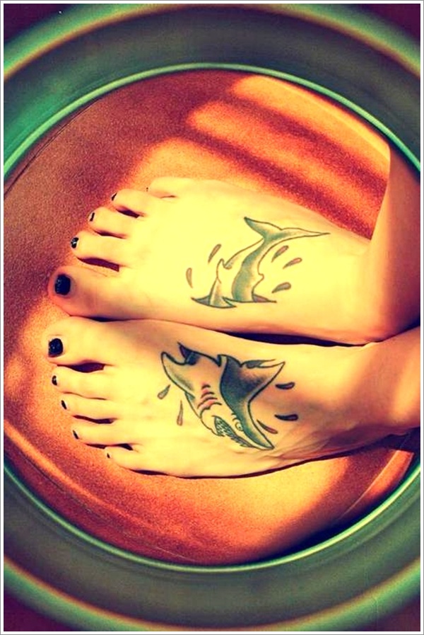 Most popular shark tattoo design, idea 11