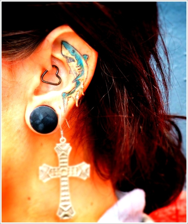 Most popular shark tattoo design, idea 21