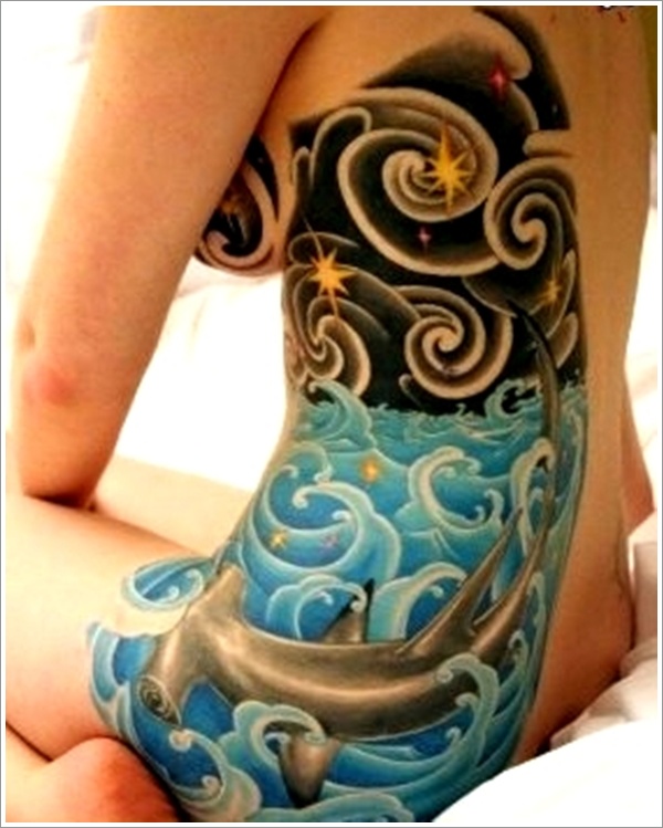 Most popular shark tattoo design, idea 25