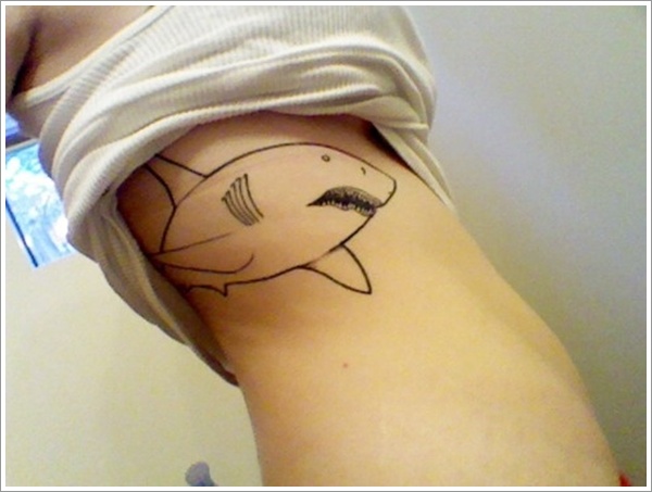 Most popular shark tattoo design, idea 3