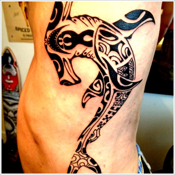 Most popular shark tattoo design, idea 12