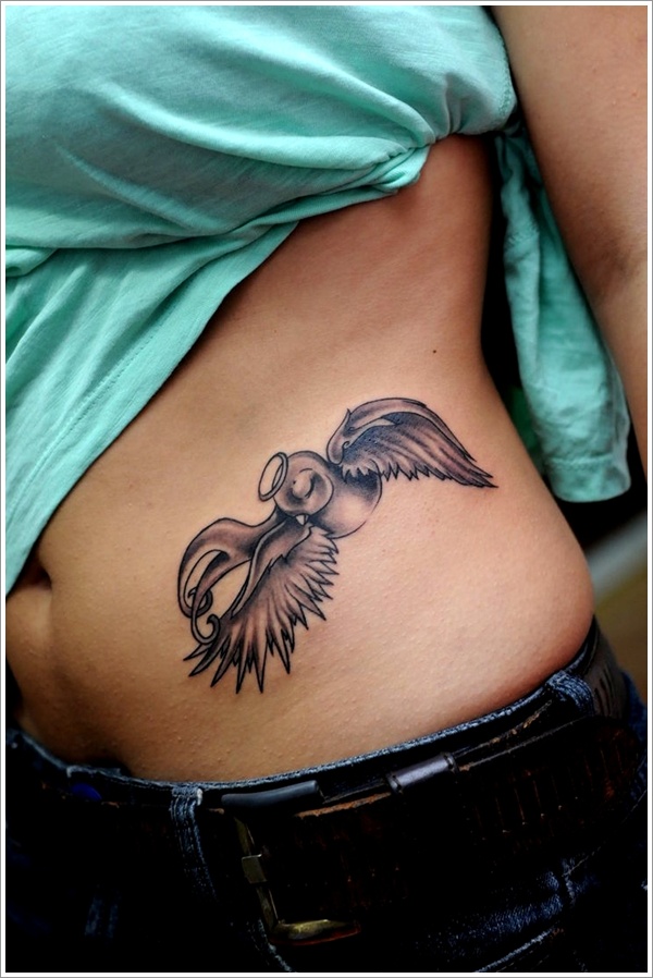 Sweet and meaningful swallow tattoos design, idea 19