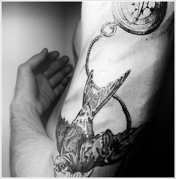 Sweet and meaningful swallow tattoos design, idea 21