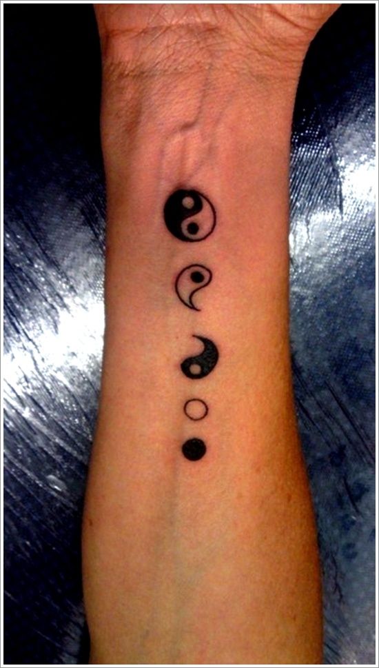 Amazing yin yang tattoo design, idea 29