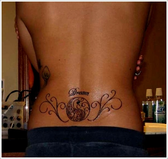Amazing yin yang tattoo design, idea 32
